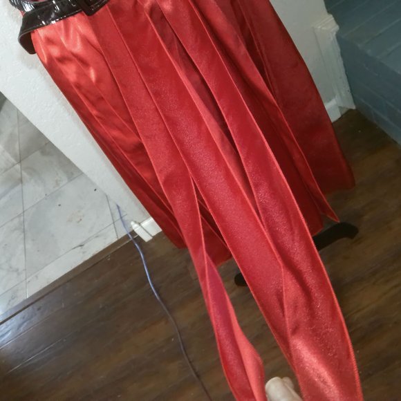 Calvin Klein Red Ribbon dress size 10 - Picture 5 of 9